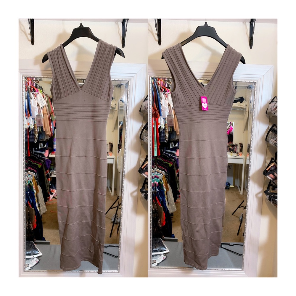 Midi spandex dress